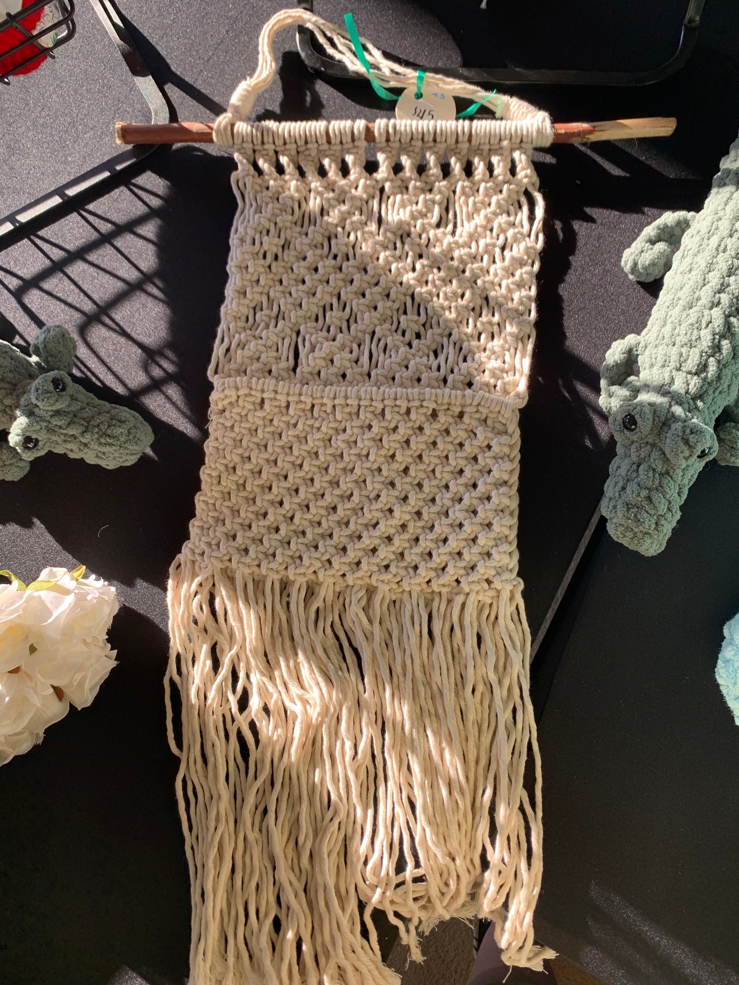 Macrame Pocket Hanger
