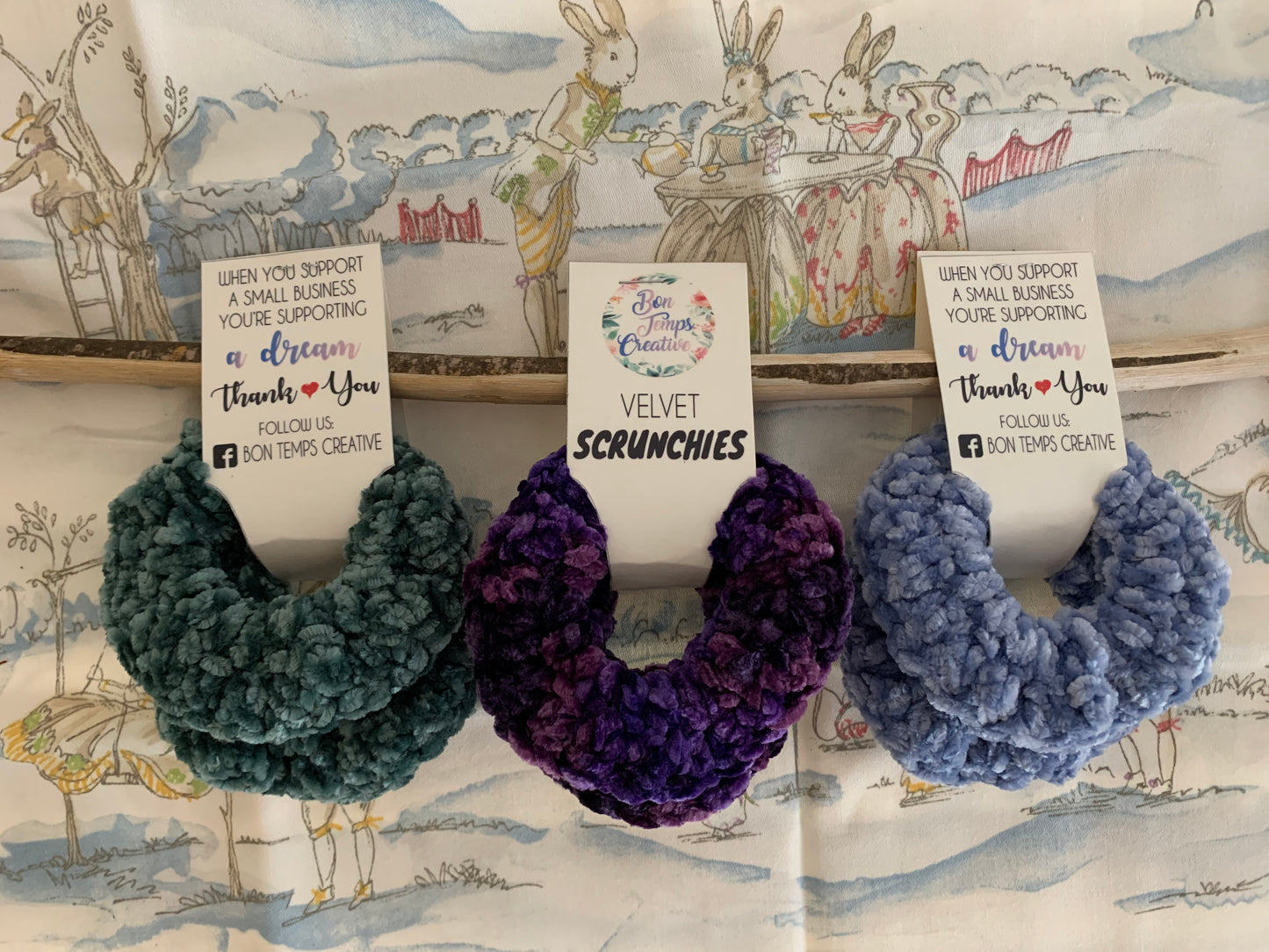 Velvet Hair Scrunchies